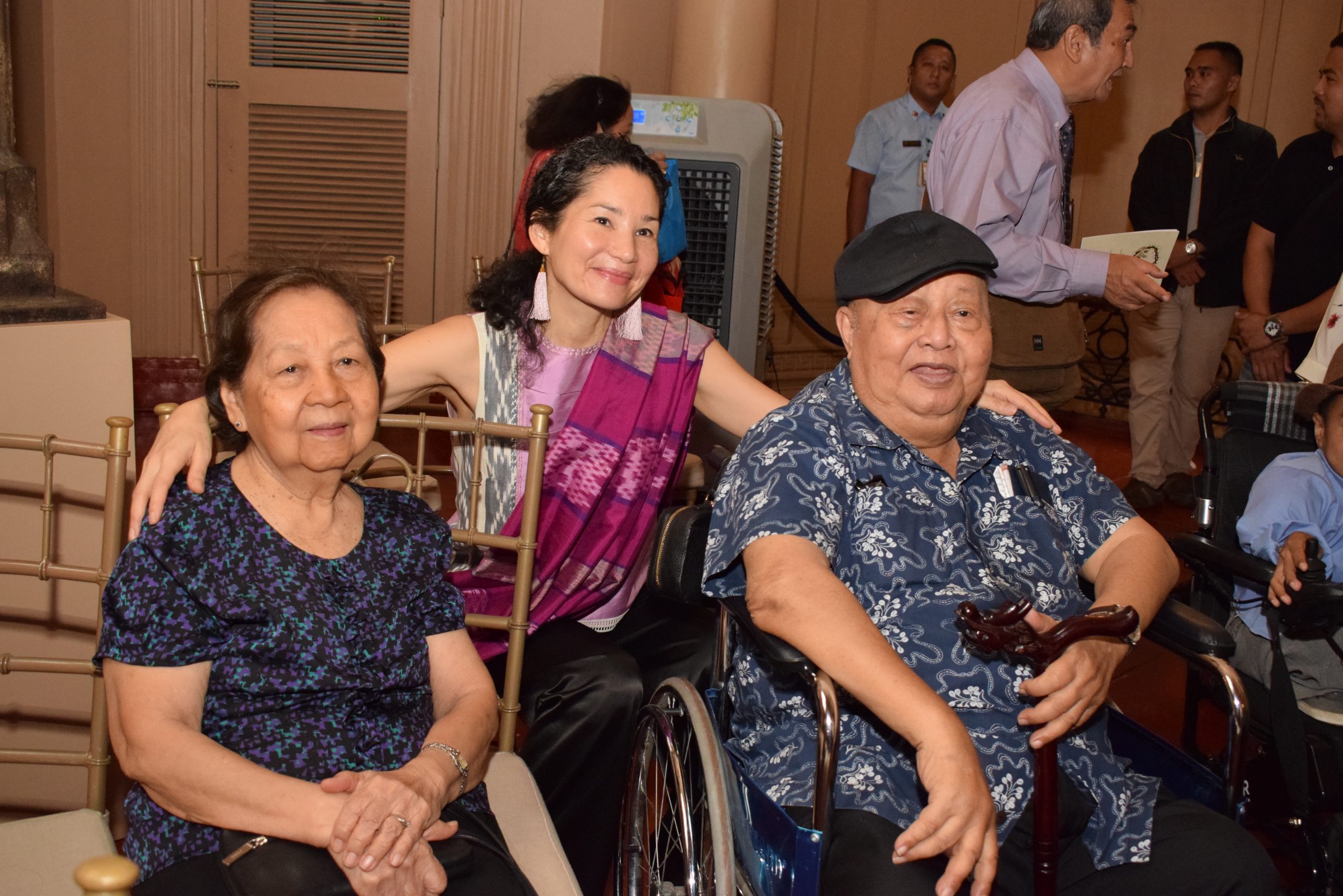 19. Mrs.Tessie Jose, Carla Delgado Araneta & Mr. F. Sionil Jose
