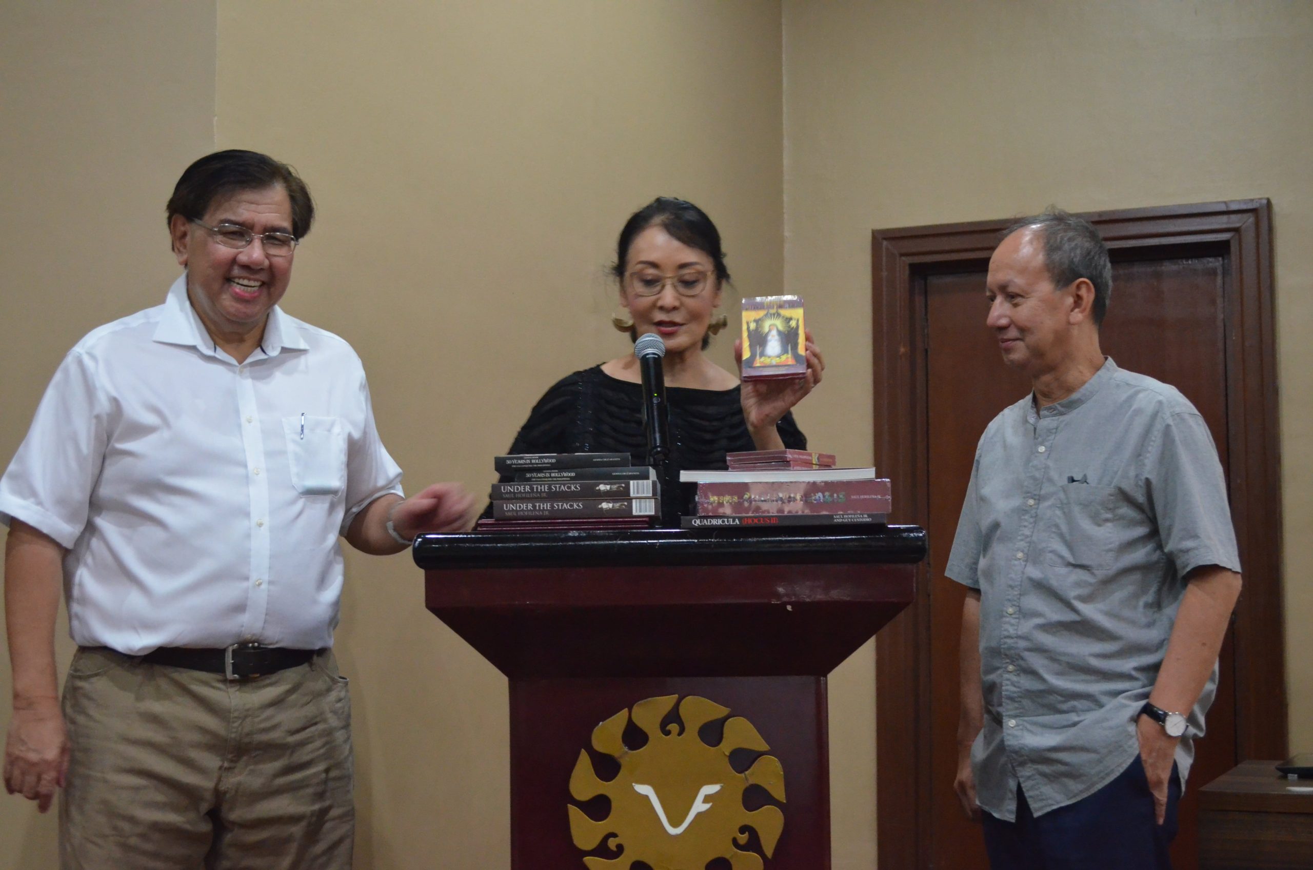 Atty. Saul Hofileña, Ms. Gemma Cruz Araneta and Mr. Guy Custodio facilitated the raffle for the participants