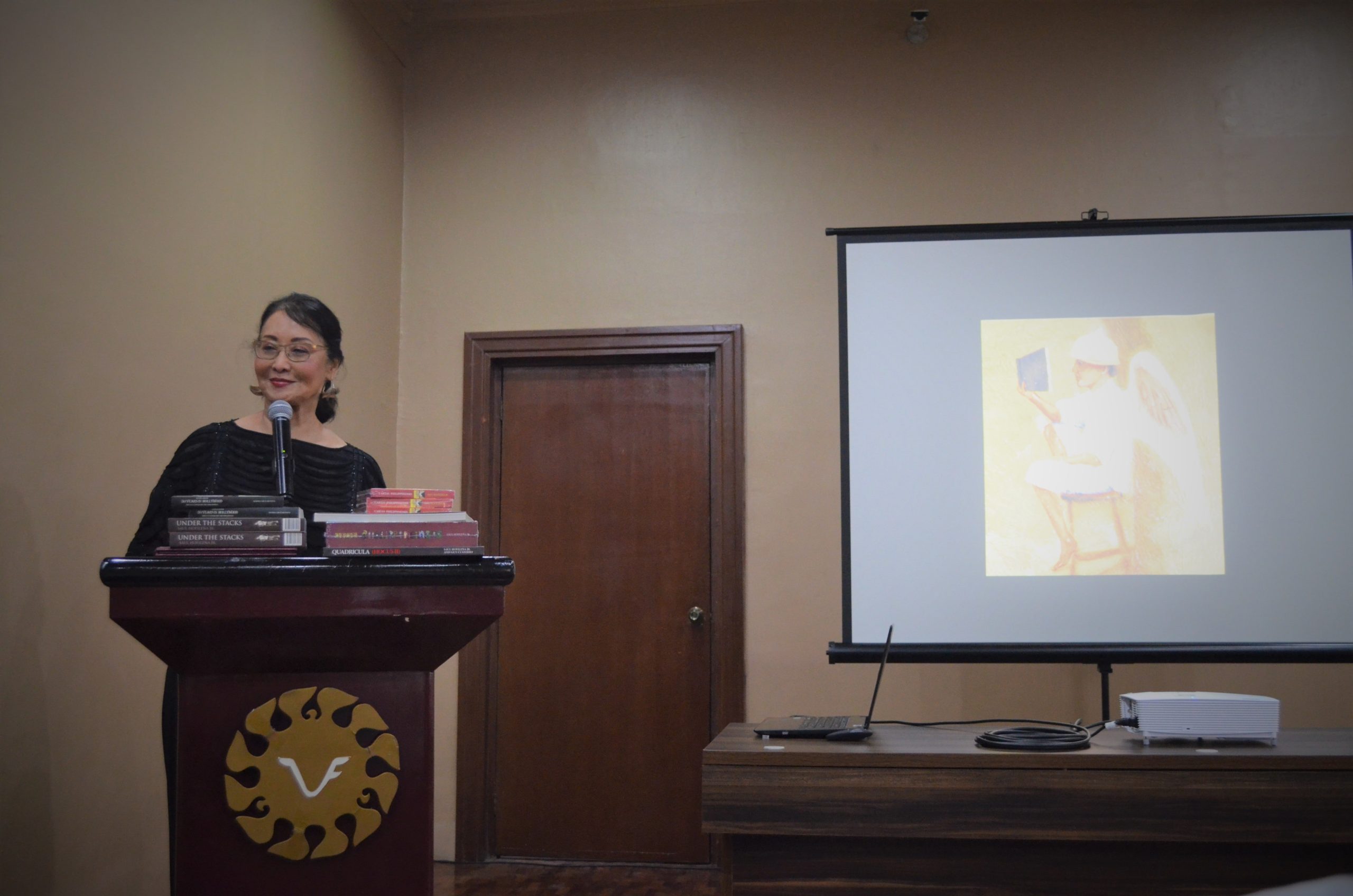 The Curator of Quadricula, Ms. Gemma Cruz Araneta